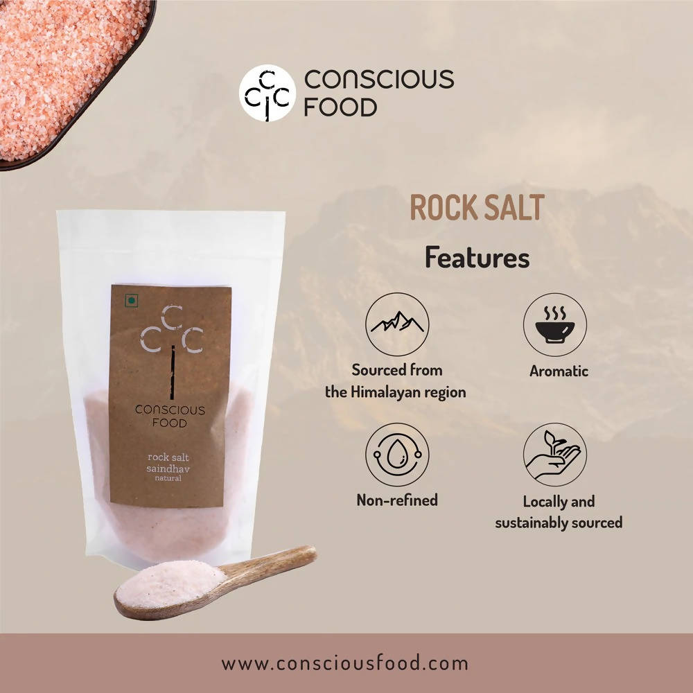 Conscious Food Rock Salt (Saindhav) 