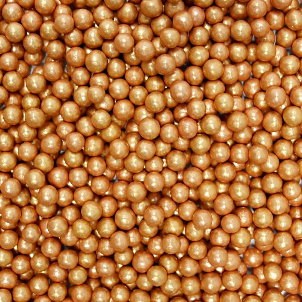 Confect Rose Gold Disco Balls Sprinkles 5 MM