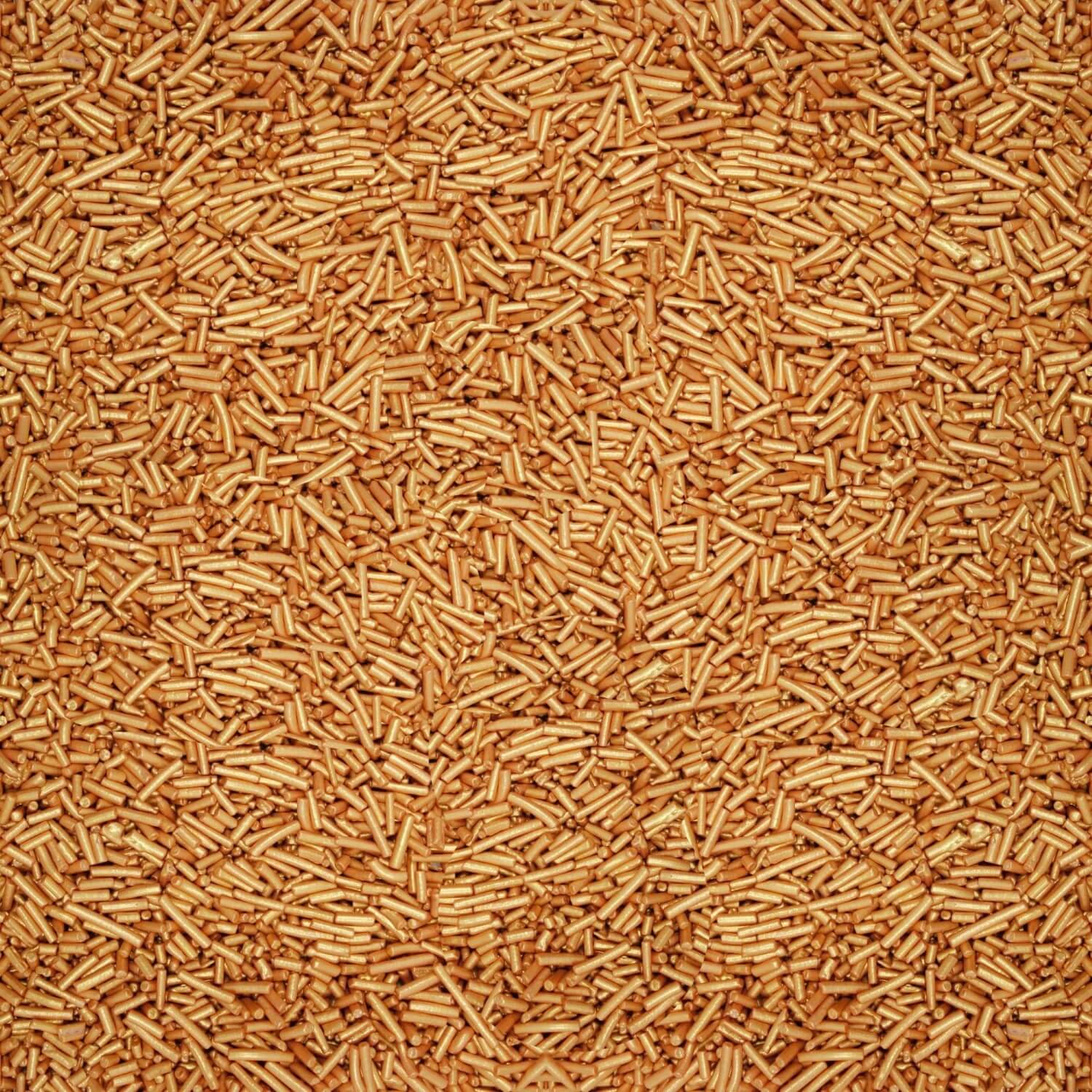 Confect Rose Gold Vermicelli Sprinkles