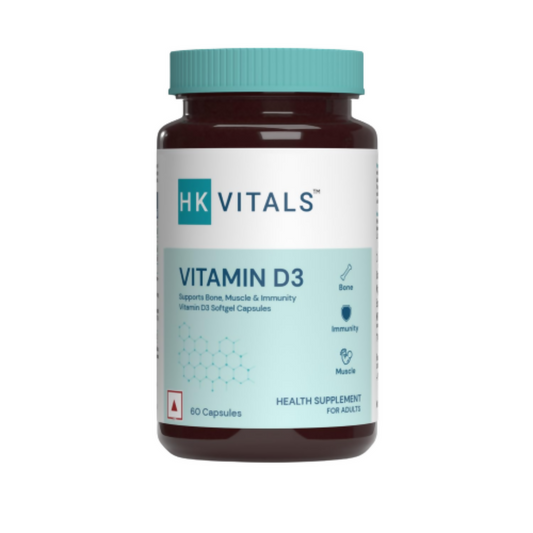 HK Vitals Vitamin D3 Capsules - Grab2buy
