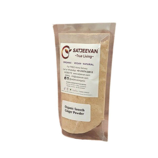 Satjeevan Organic Soonth Ginger Powder - Grab2buy