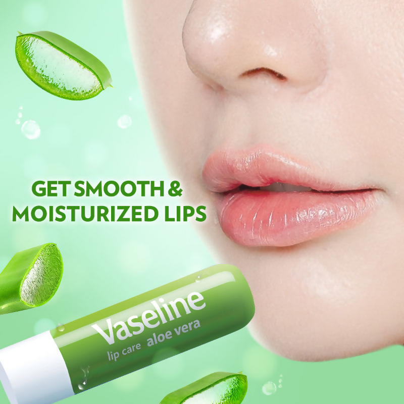 Vaseline Lip Care Lip Balm Stick - Aloe Vera  Grab2Buy Vaseline Grab2Buy