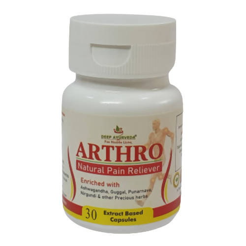 Deep Ayurveda Arthro 500mg Veg Capsules - Limited Time Offer 