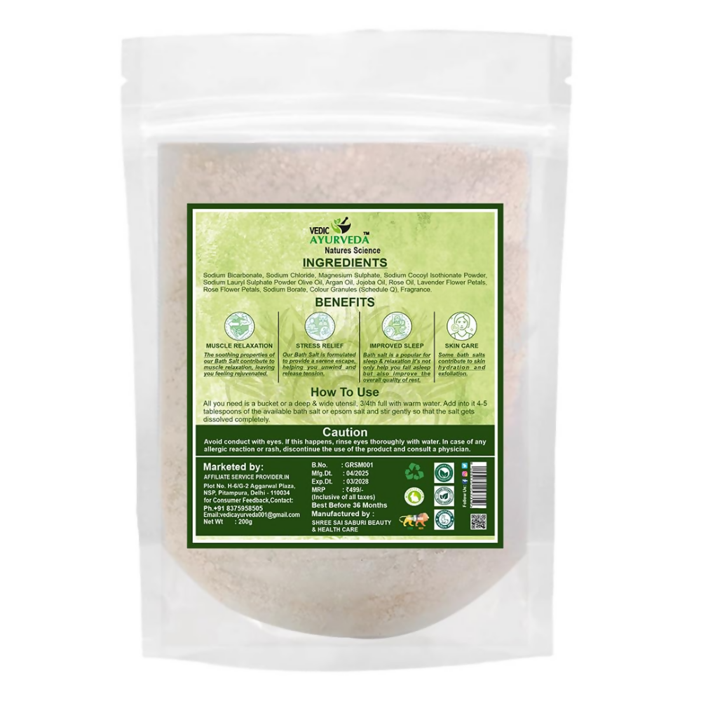VedicAyurveda Lemongrass Bath Salt  Grab2Buy VedicAyurveda Grab2Buy