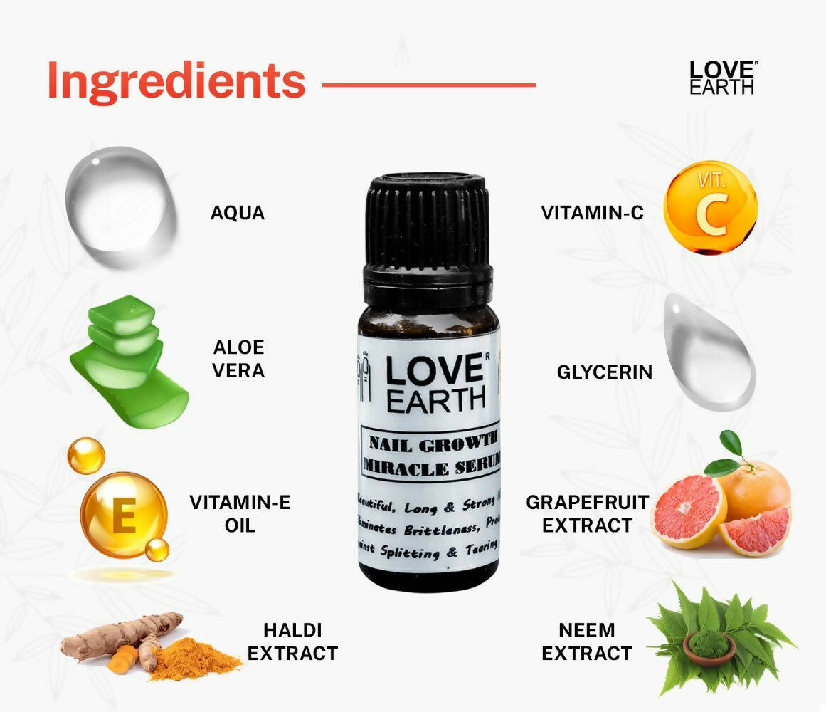 Love Earth Nail Growth Miracle Serum