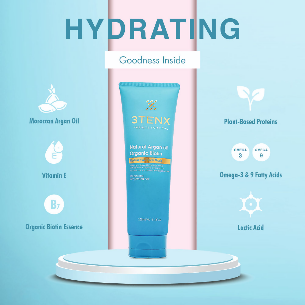 3TENX Hydrarevive Hair Mask For Dull & Dehydrate Hair 