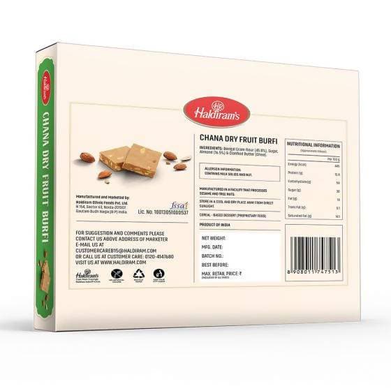 Haldiram's Chana Dry Fruit Burfi 