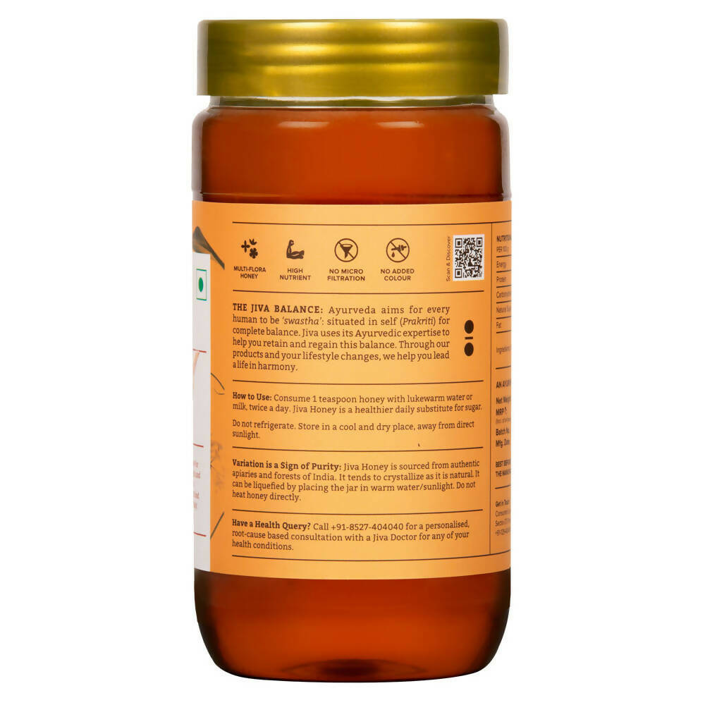 Jiva Ayurveda Honey | Pure Natural Honey for Immunity, Digestion & Ayurvedic Wellness 