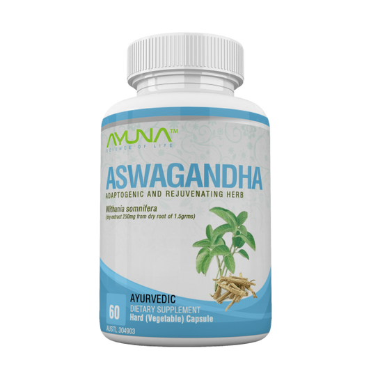Ayuna | Ashwagandha | 60 Vegetable capsules