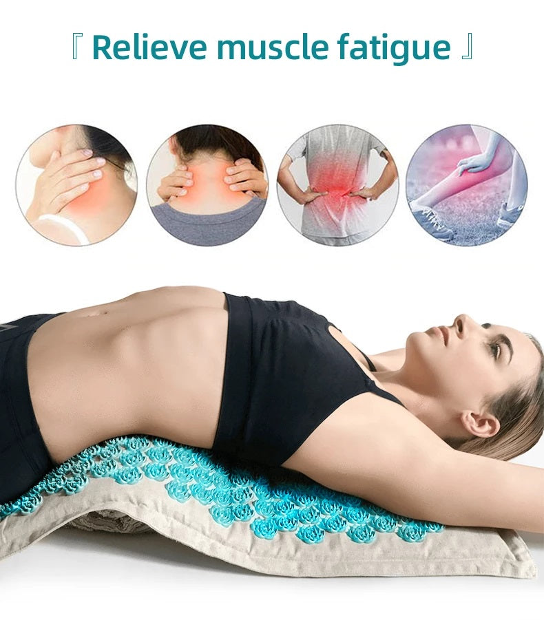 SG | Acupressure Mat, Bag and Pillow Set | Sky Blue 