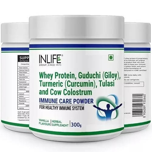 Inlife Immune Care Powder Vanilla Flavour 