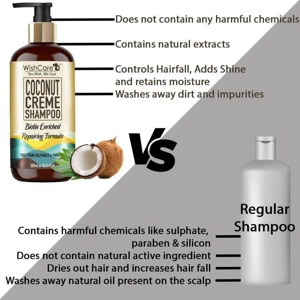 Wishcare Coconut Crème Shampoo  Grab2Buy Wishcare Grab2Buy
