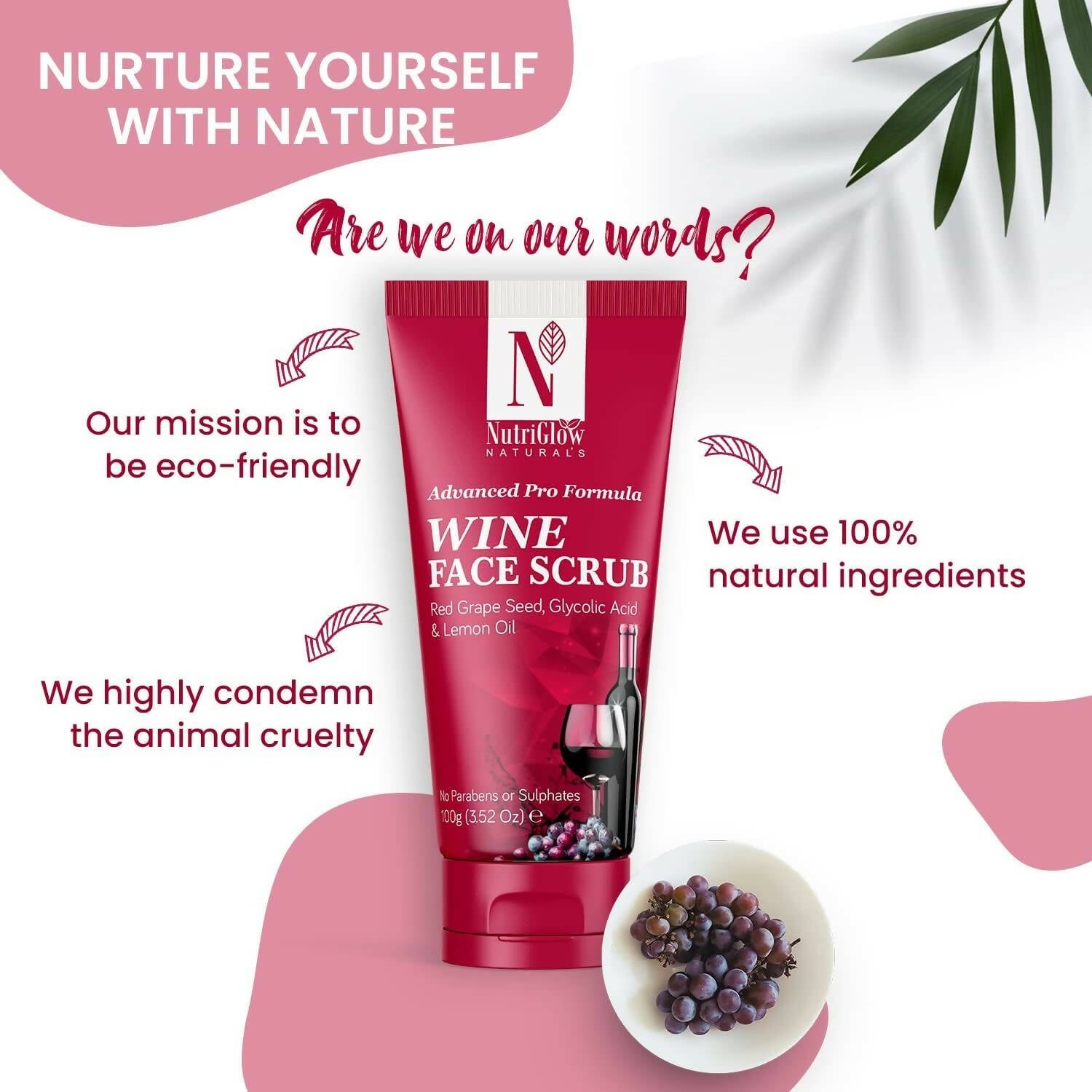 NutriGlow NATURAL'S Advanced Pro Formula Wine Hair Spa - Grab2buy