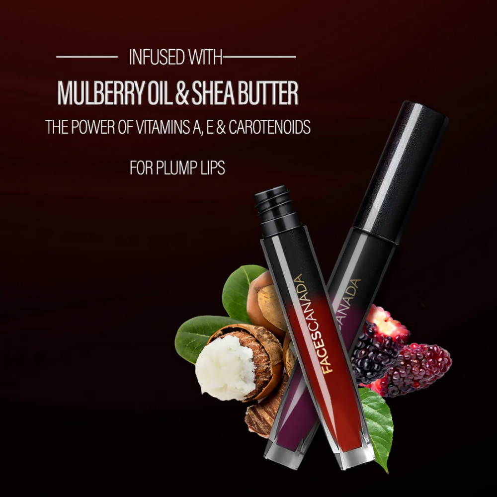 Faces Canada Comfy Silk Liquid Lipstick - Ebony Rose 14