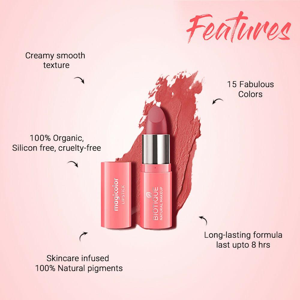 Biotique Magicolor Lipstick - Creamy Cup
