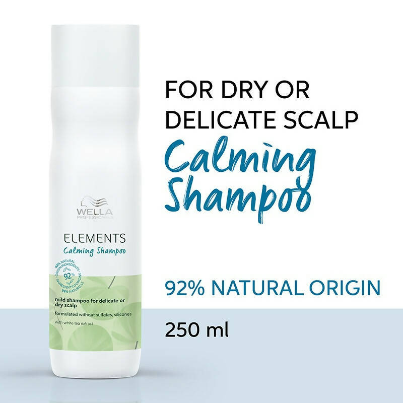 Wella Professionals Elements Calming Shampoo - Mild Shampoo For Delicate Or Dry Scalp  Grab2Buy Wella Professionals Grab2Buy