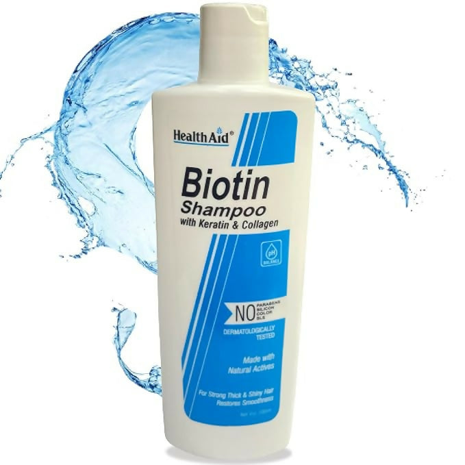 HealthAid Biotin Shampoo with Keratin & Collagen 