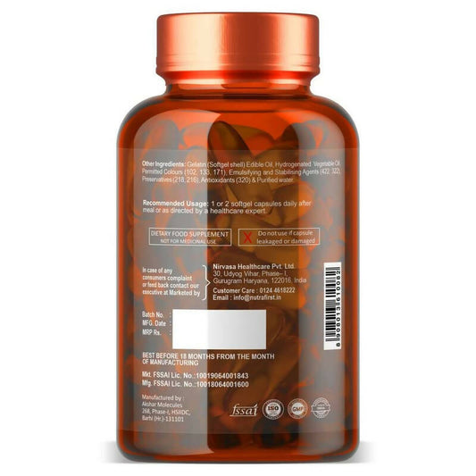 Nutrafirst Salmon Fish Oil Capsules - Grab2buy