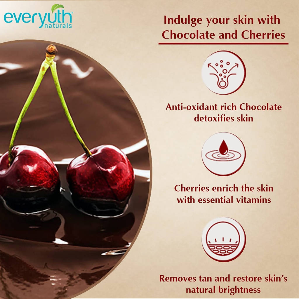 Everyuth Naturals Chocolate And Cherry Tan Removal Face & Body Pack 