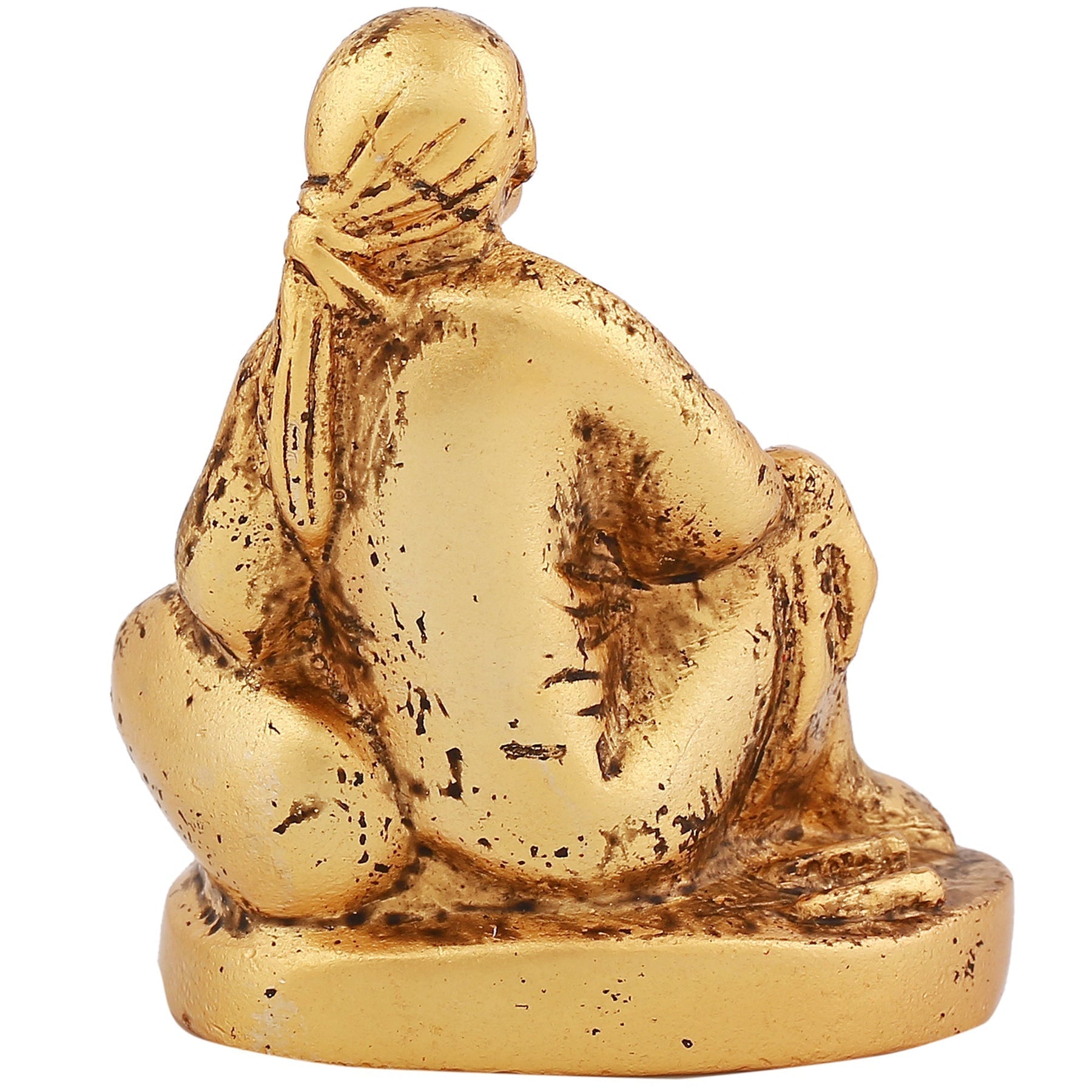 Estele God-Plated Sirdi Wale Sai Baba Idol for Home/Car decor 