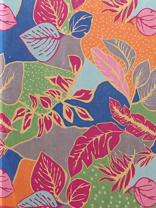 Janasya Multicolor Georgette Tropical Printed Grab2Buy 