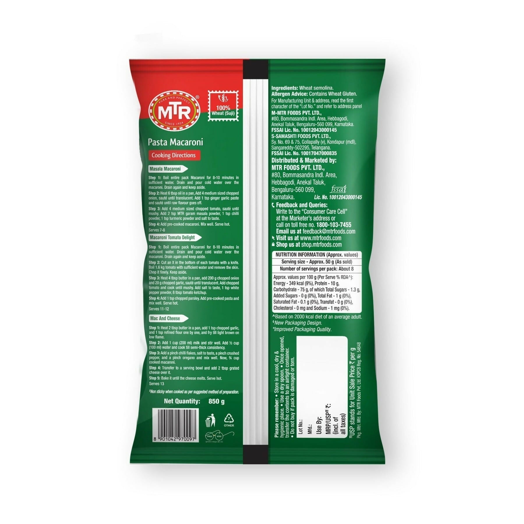 MTR Pasta Macaroni 