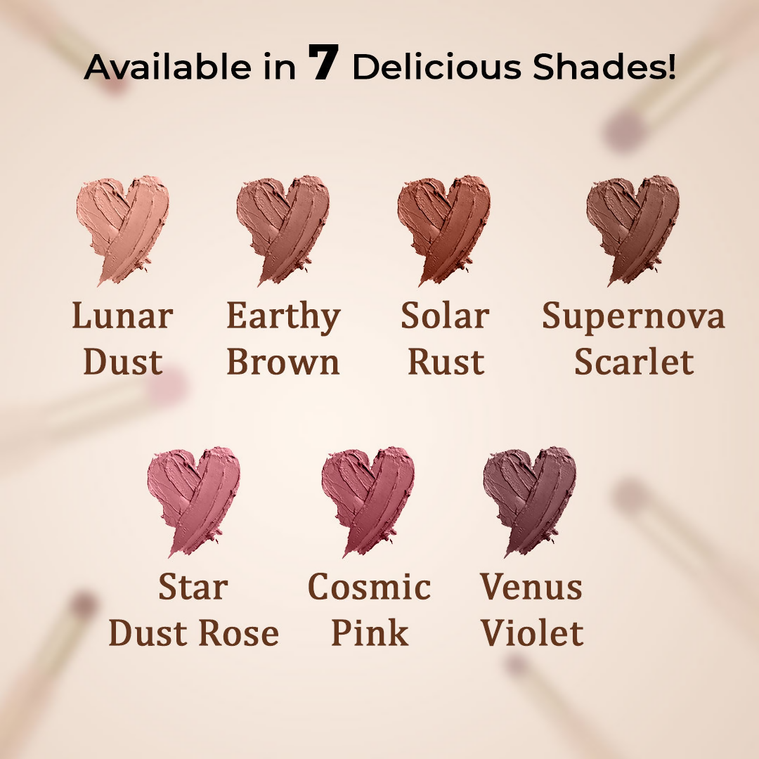 The Natural Wash Silky Matte Fusion Longstay Bullet Lipstick - Venus Violet  Grab2Buy The Natural Wash Grab2Buy