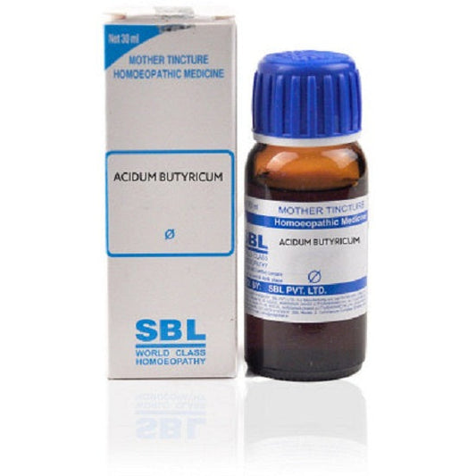 SBL Acidum Butyricum Mother Tincture 1X (Q) (30ml) for Indigestion Acidity Anxiety 