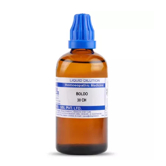 SBL Homeopathic Boldo Dilution (30 ML / 100 ML) For Constipation, Acidity 
