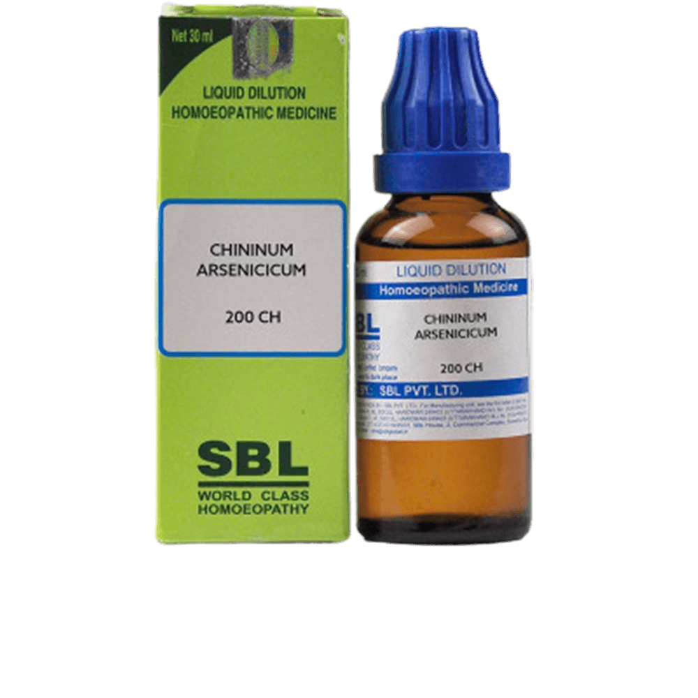 SBL Homeopathy Chininum Arsenicicum Dilution 