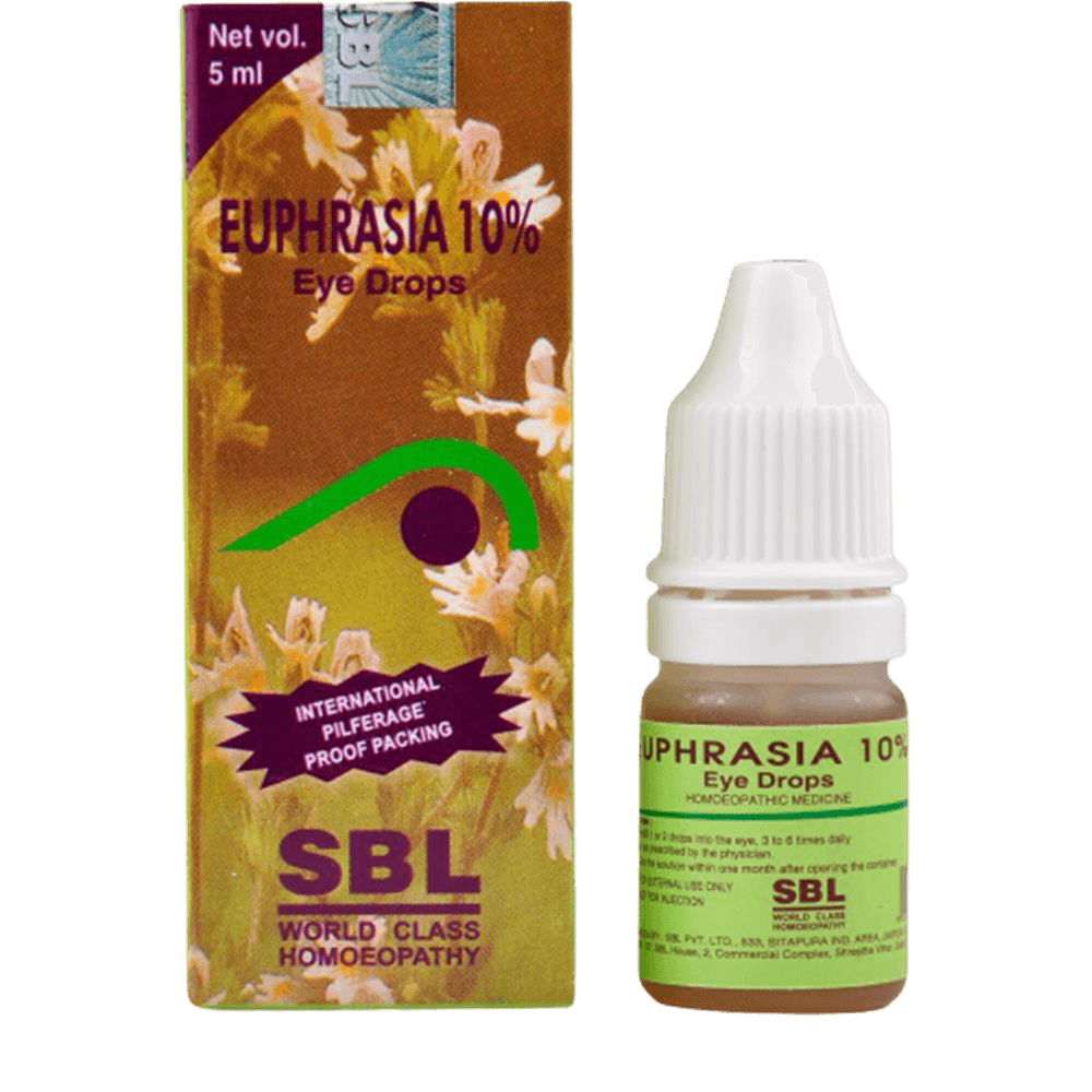 SBL Homeopathy Euphrasia 10% Eye Drops 