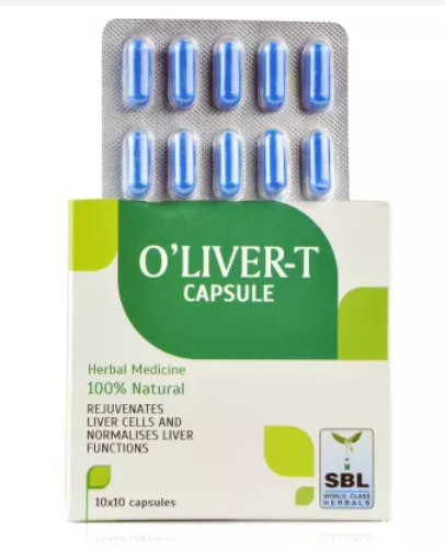 SBL Homeopathic OLiver – T 100 Capsules for Indigestion Acidity Gas 