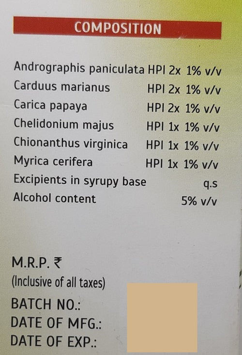 SBL Homeopathy Kalmegh Syrup 