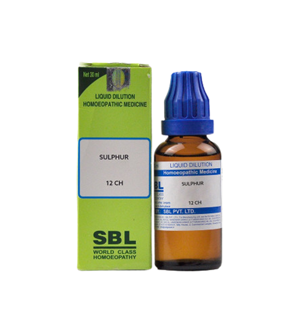 SBL Homeopathy Sulphur Dilution 