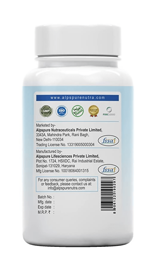 Alpspure Nutra Flaxseed Oil Capsules - Grab2buy