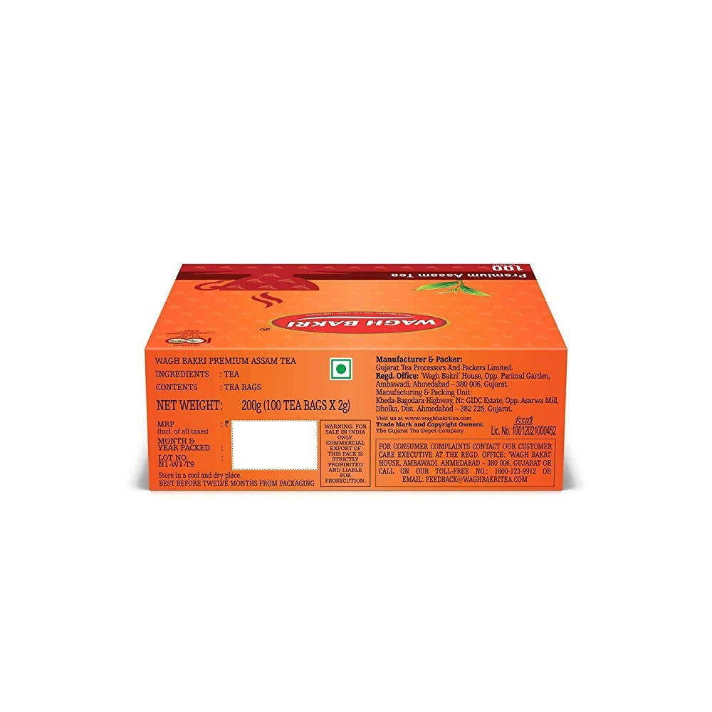 Wagh Bakri Premium Assam Tea Bags 