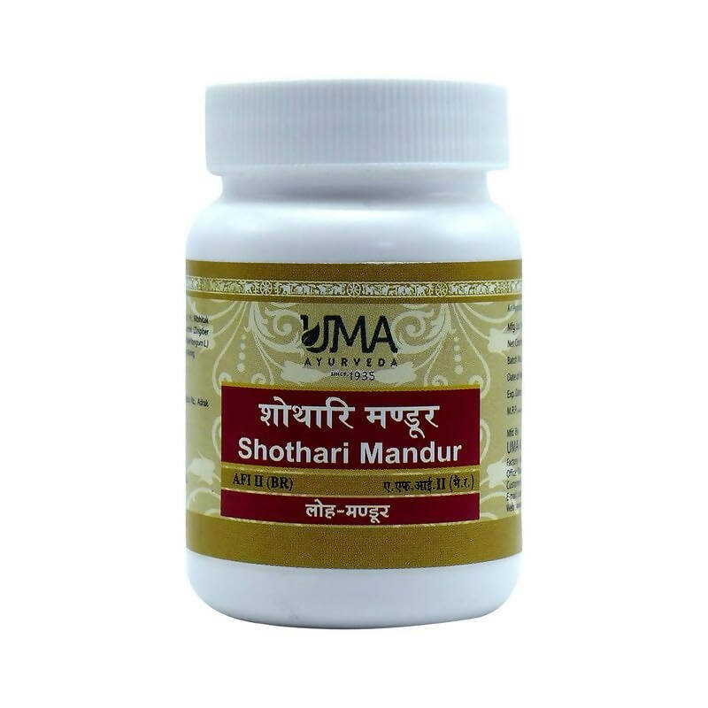 Uma Ayurveda Shothari Mandur Tablets 