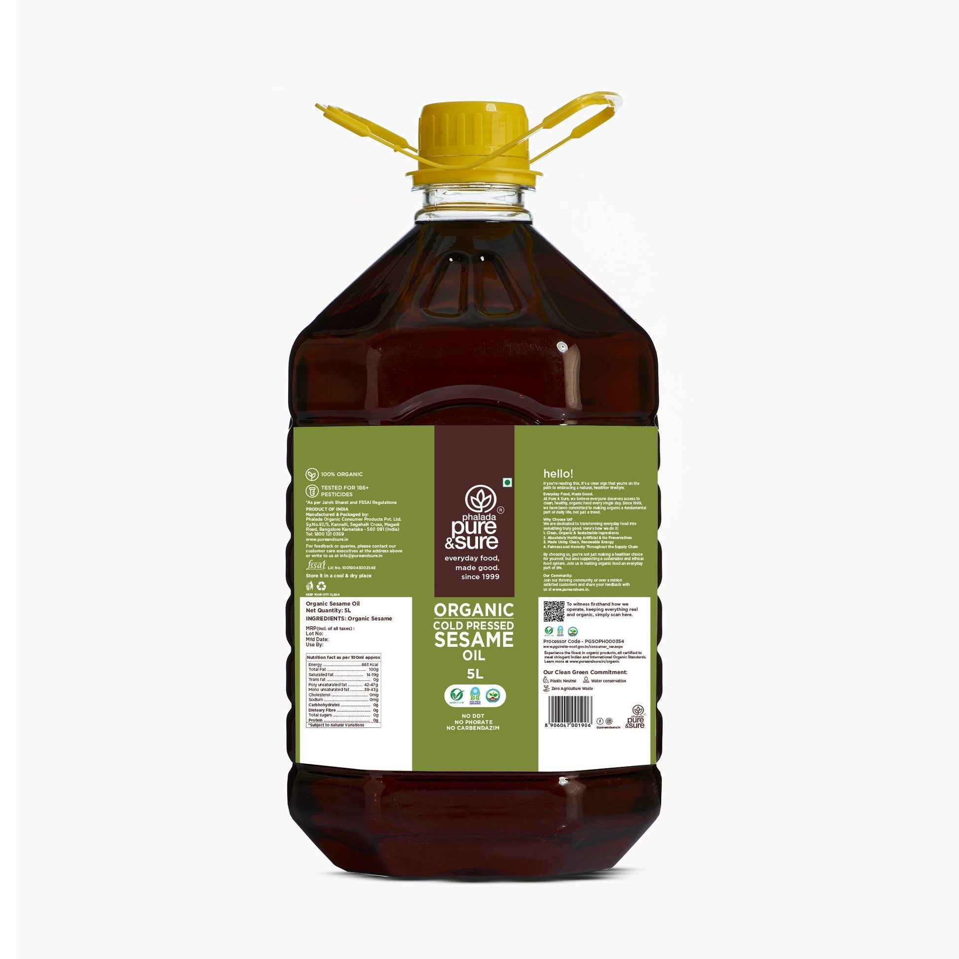 Pure & Sure Organic Sesame Oil