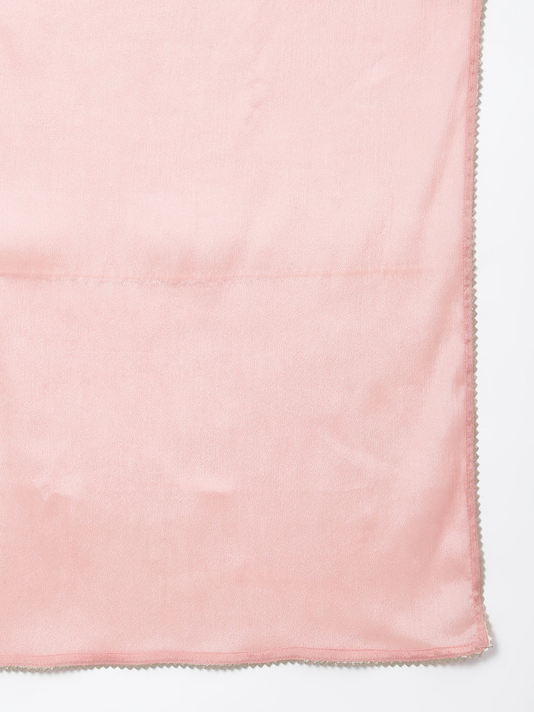 Janasya Women's Baby Pink Poly Silk Solid Kurta With Pant And Dupatta 