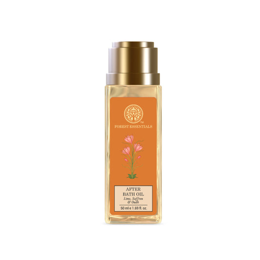 Forest Essentials After Bath Oil Lime Saffron & Oudh - Distacart