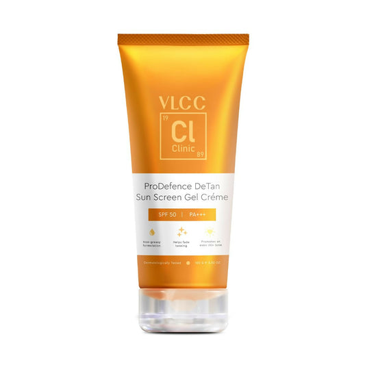 VLCC Clinic ProDefence De Tan SPF 50 PA+++ Sun Screen Gel Crème  Grab2Buy VLCC Grab2Buy