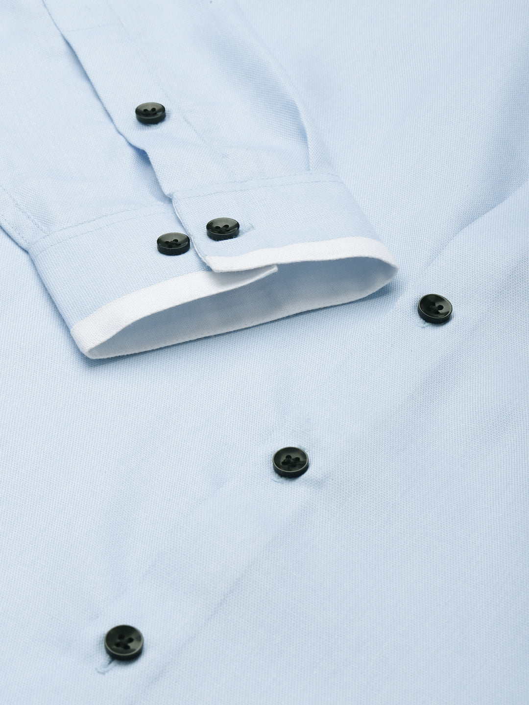 Jainish Men's Cotton Solid Formal Shirts ( SF 796Sky )
