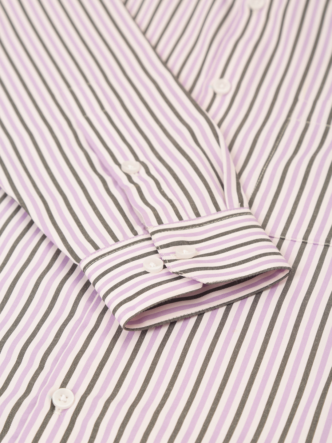 Jainish Men's Cotton Checked Button Down Collar Formal Shirts ( SF 809Light-Purple )