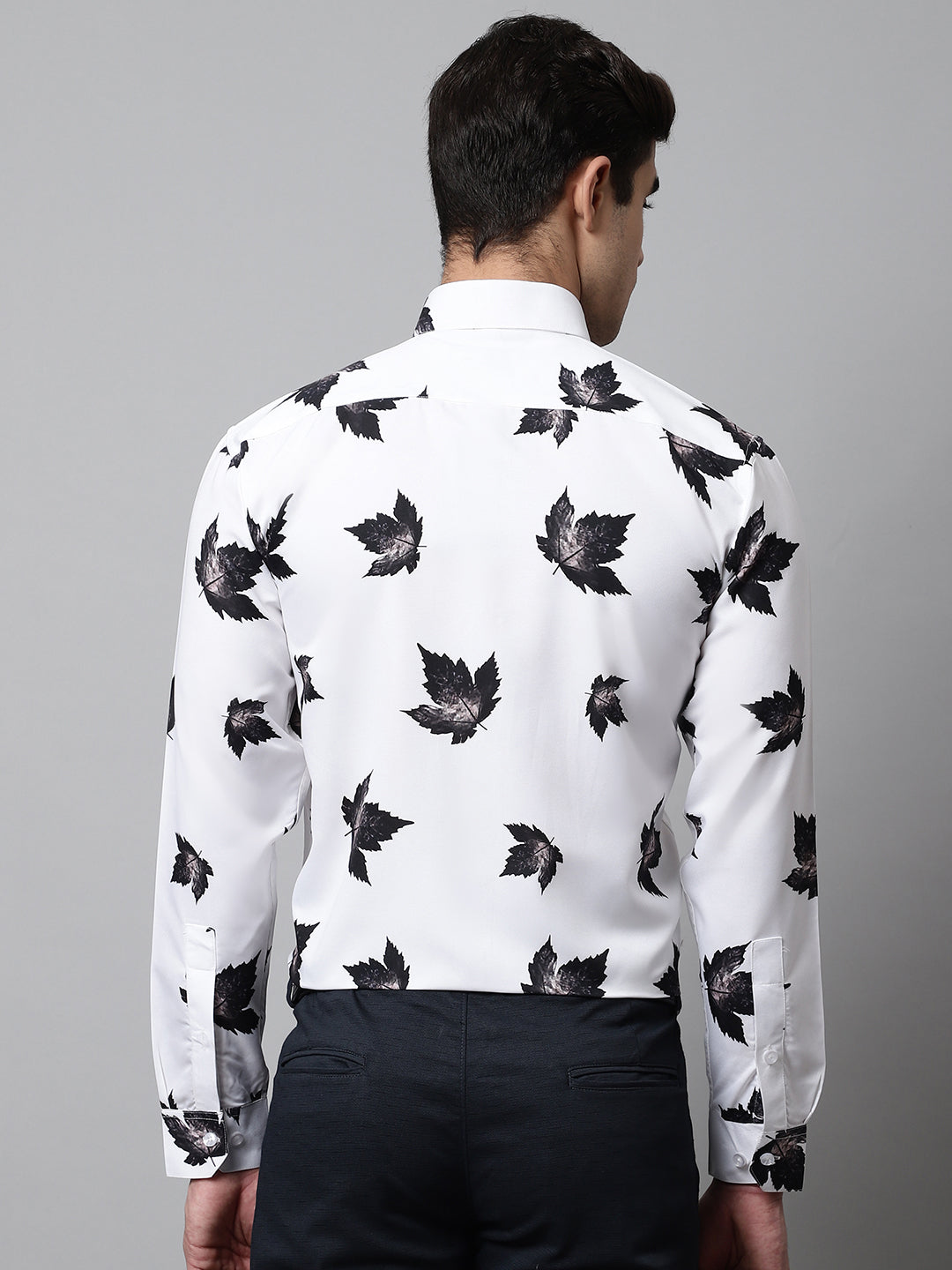 Jainish Men's Regular Fit Printed Pure Cotton Formal Shirt