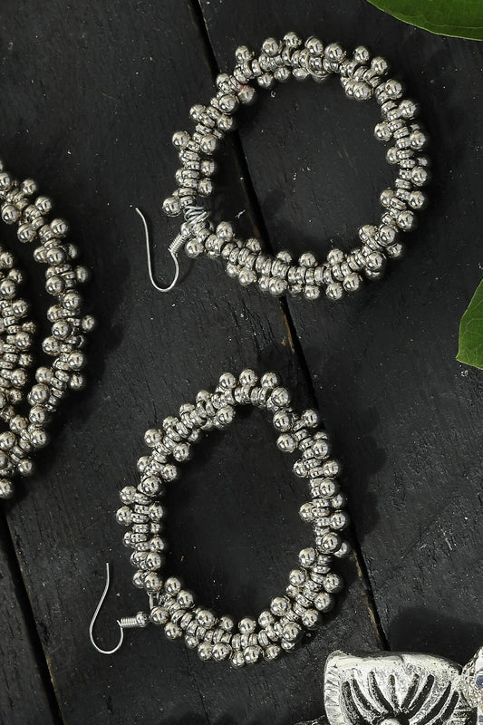 Mominos Fashion Johar Kamal Silver-Plated Brass Finish Ganesha Long Neckalce For Women - Grab2buy