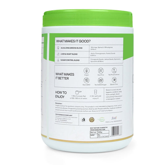 OZiva Superfood Greens & Herbs 