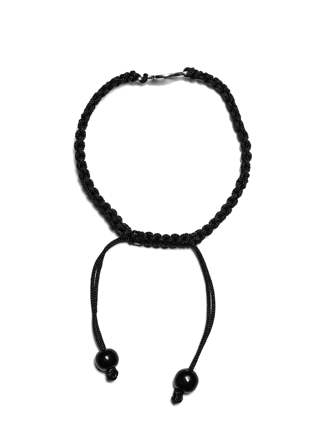 Priyaasi Women Oxidised Silver OM Bracelet 