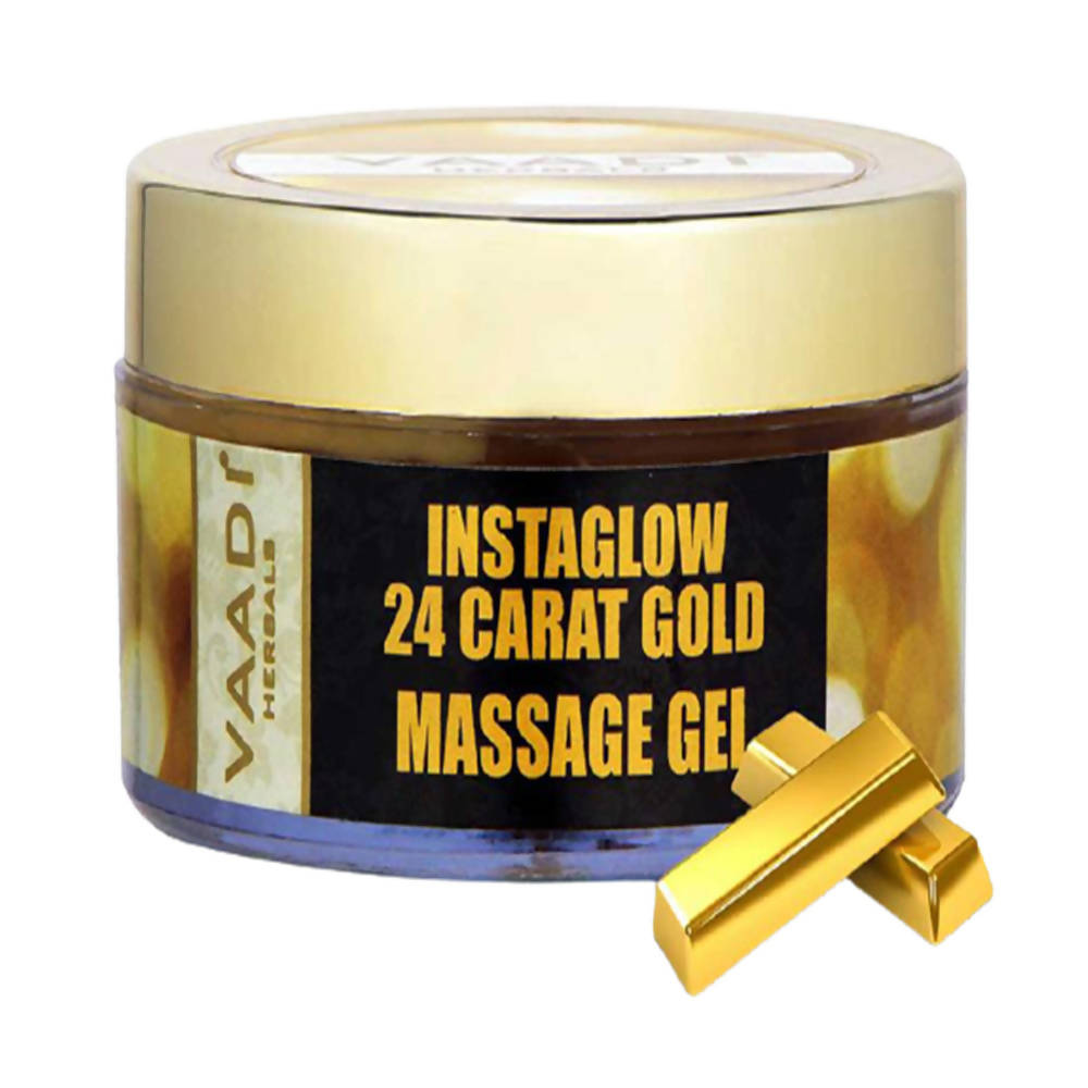 Vaadi Herbals InstaGlow 24 Carat Gold Massage Gel  Grab2Buy Vaadi Herbals Grab2Buy