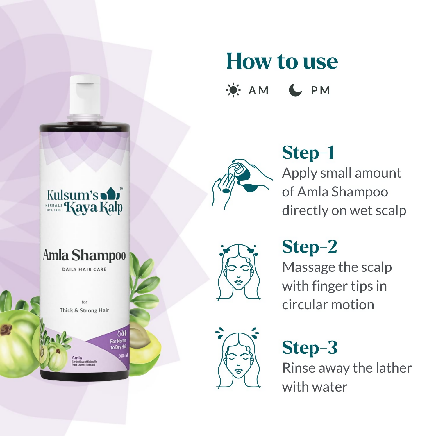 Kulsum's Kaya Kalp Amla Shampoo For Thick & Strong Hair 