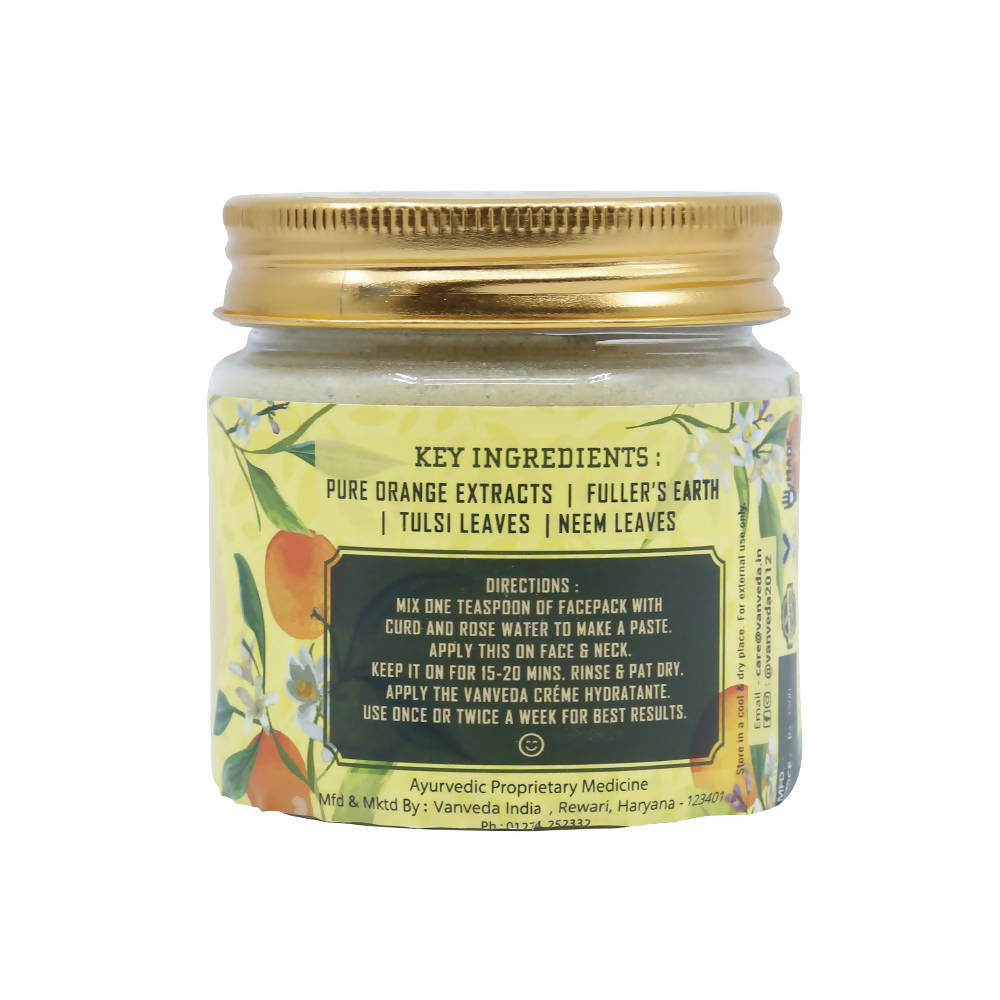 Vanveda Citrus Orange Glow Face Pack  Grab2Buy Vanveda Grab2Buy